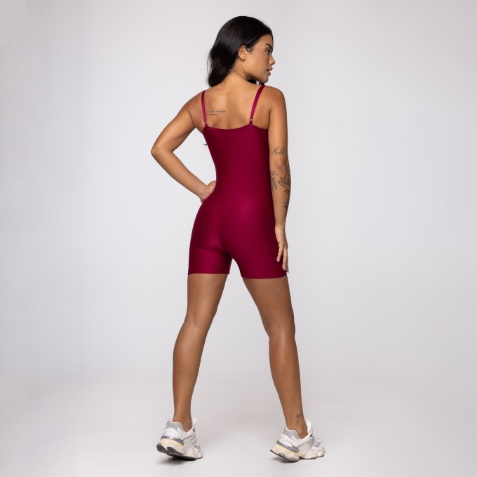 Macaquinho Vermelho Divino Wonder Franzido