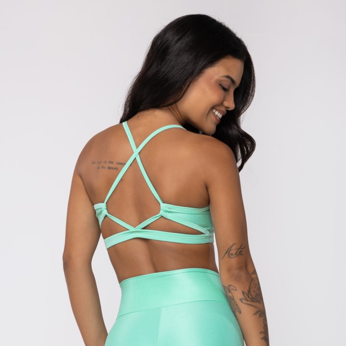 Top Cruzado Verde Frais Wonder