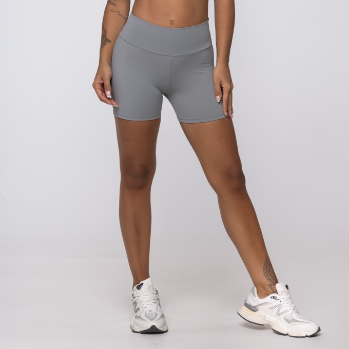 Short Cinza Lua Nova Athletic em Polimida
