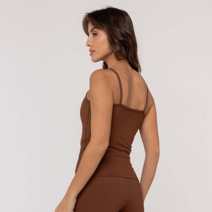 Regata Básica Classic Marrom