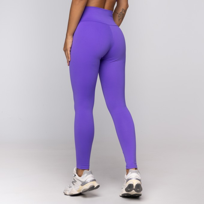 Calça Legging Roxo Lavanda Athletic em Poliamida