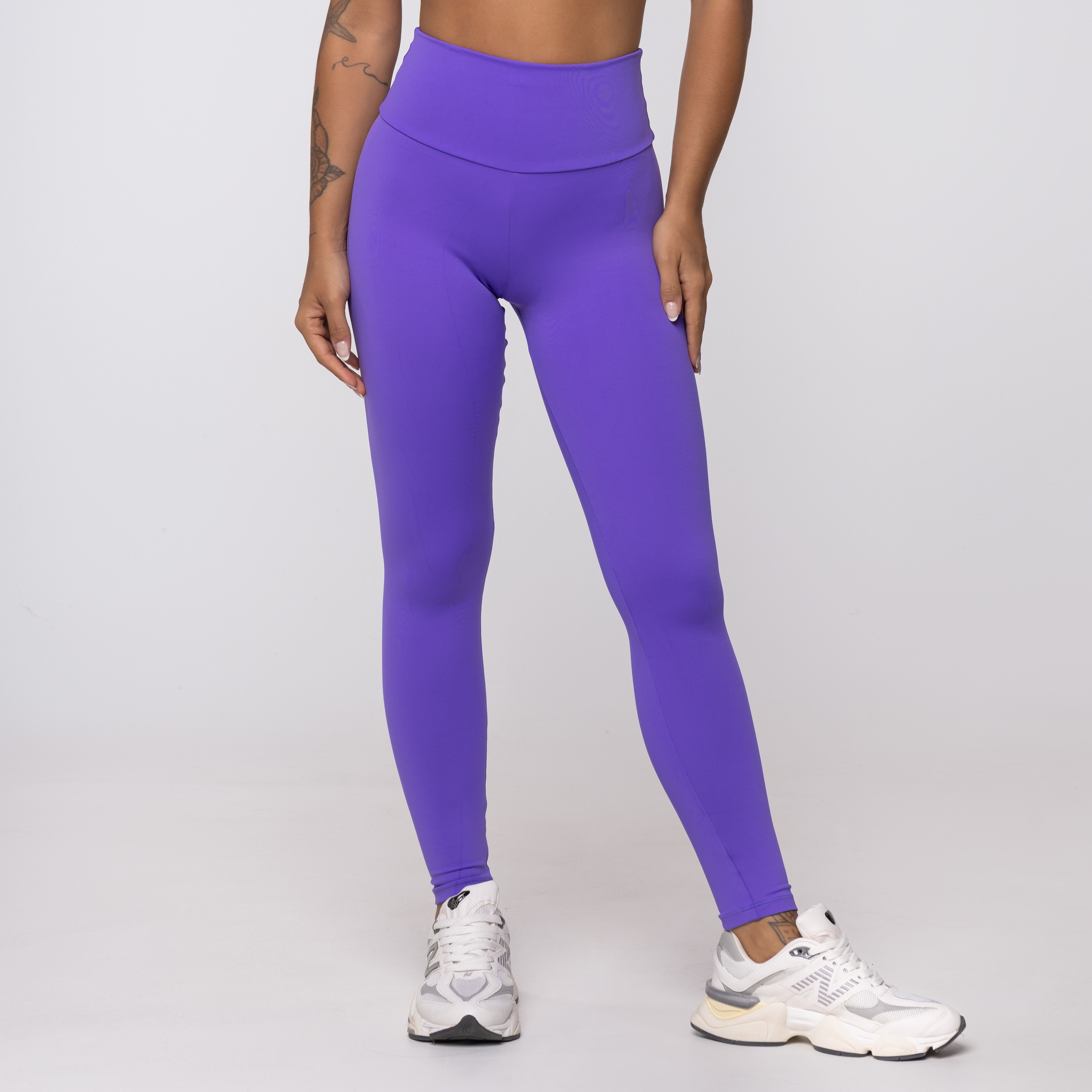 Calça Legging Roxo Lavanda Athletic em Poliamida