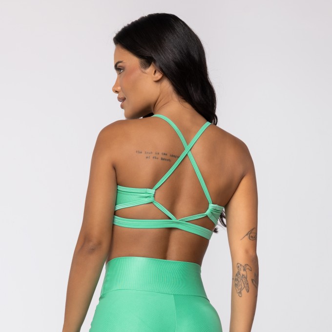 Top Cruzado Verde Atlantis Wonder