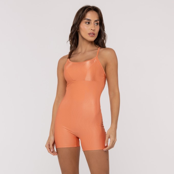 Macaquinho Cruzado Costas Laranja Glow Wonder