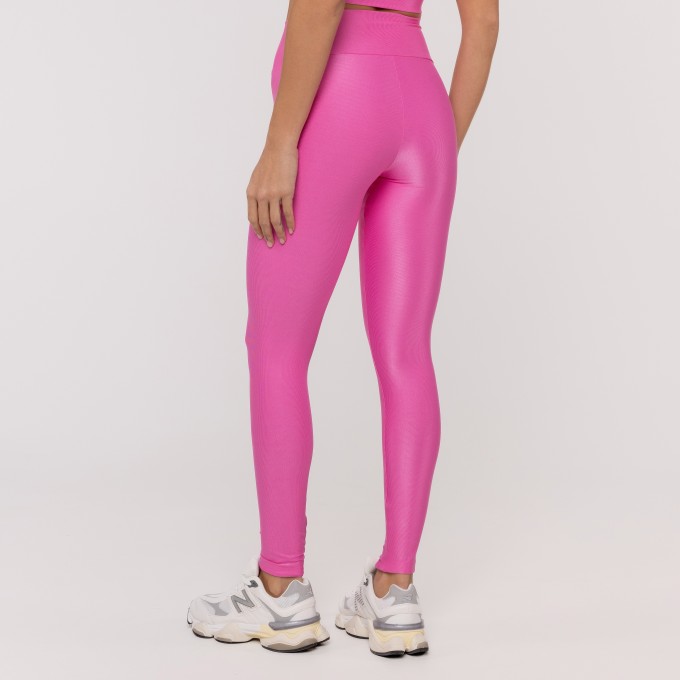 Calça Legging Wonder Rosa Chiclete em Poliamida