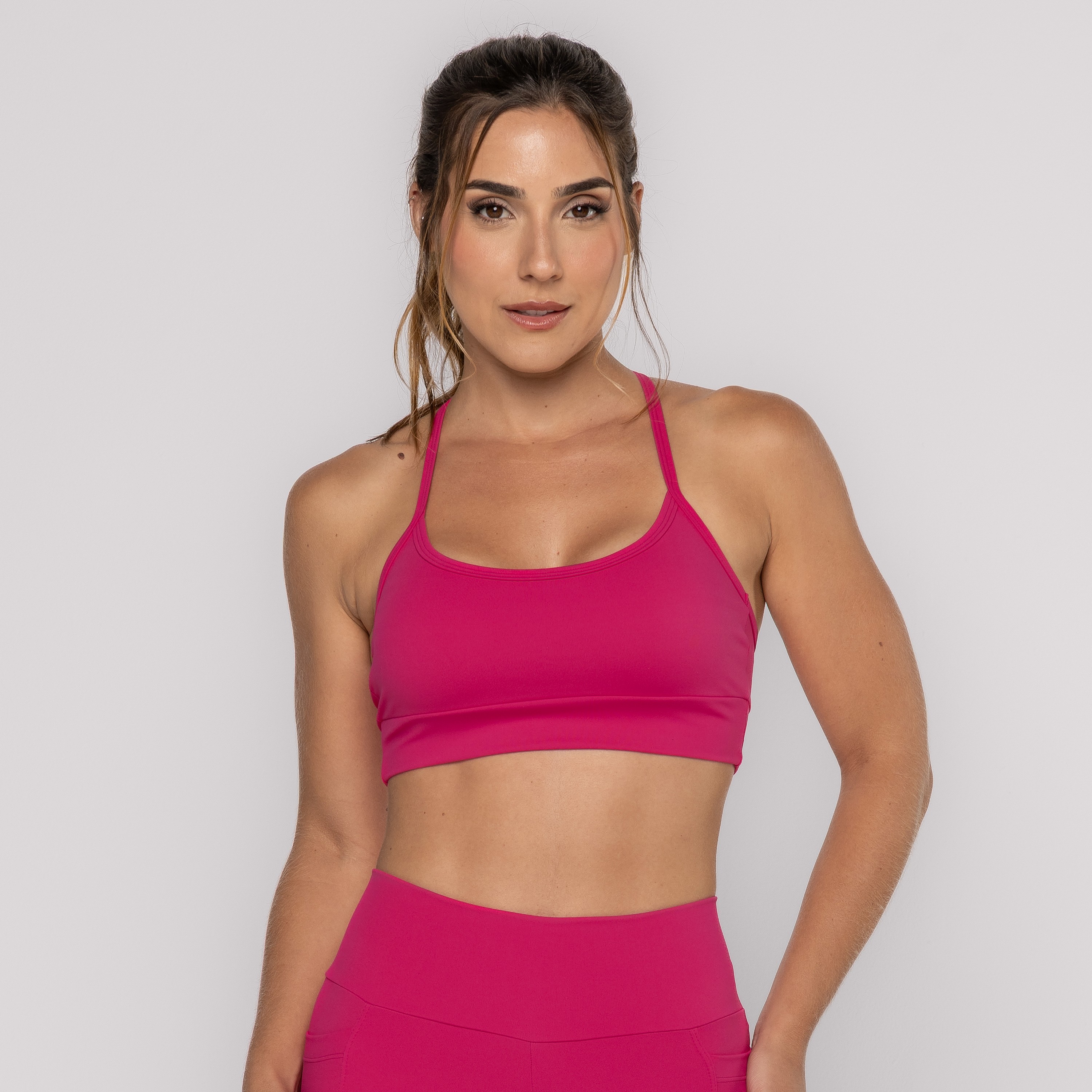 Top Jadore Com Alça Fina e Decote