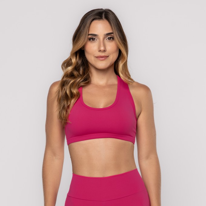 Top Jadore Com Bolso e Decote Nadador