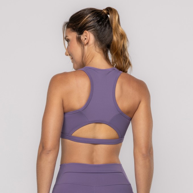 Top La Vitore Com Bolso e Decote Nadador