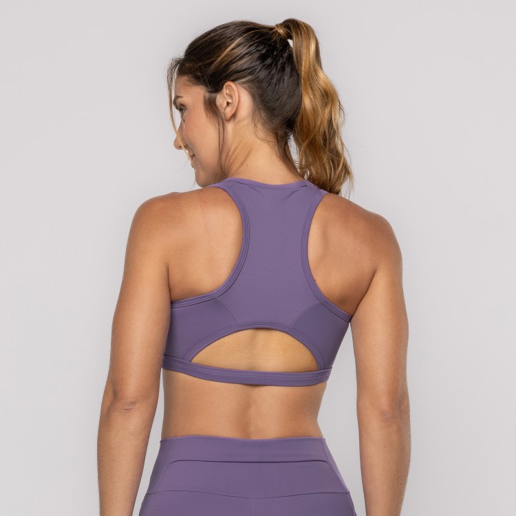 Top La Vitore Com Bolso e Decote Nadador