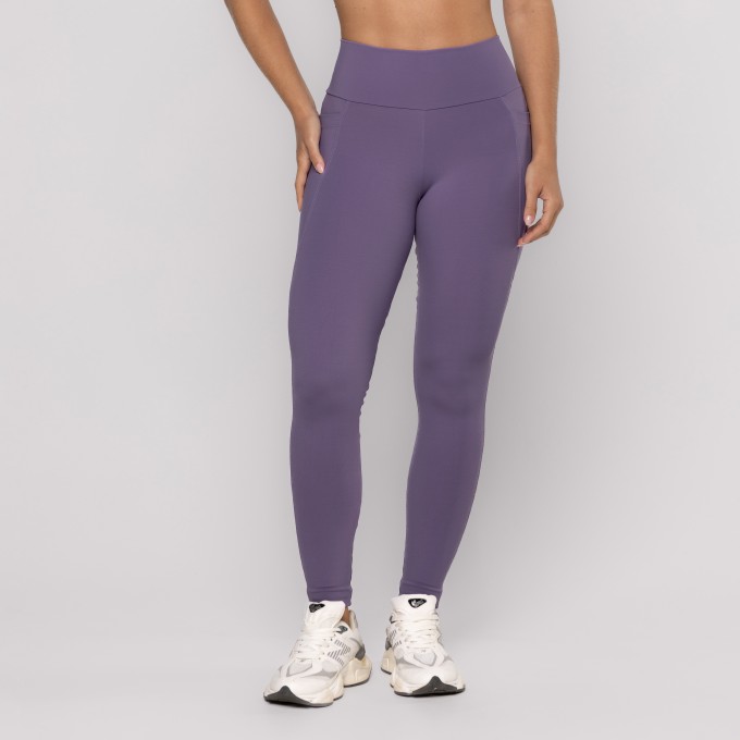 Calça Legging La Vitore Com Bolso Laterais E Nas Costas