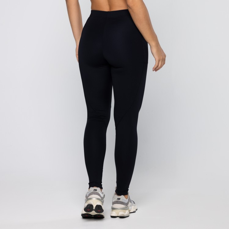 Calça Legging Force Com Bolsos Laterais Preto