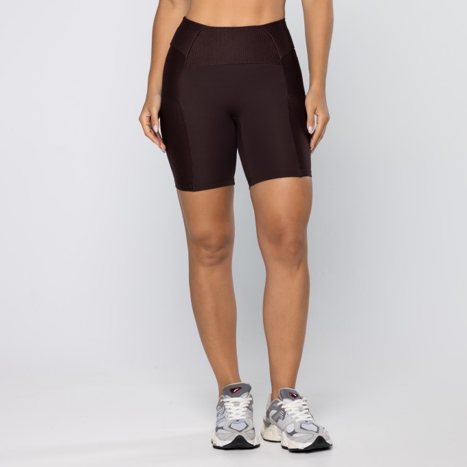 Bermuda Force Com Bolsos Laterais Pau Brasil