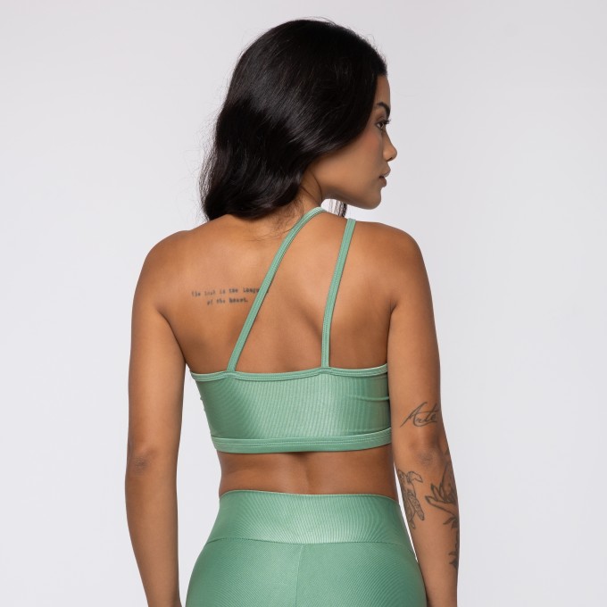 Top Verde Alecrim Wonder com Alças Multifuncionais