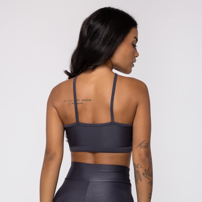 Top Cinza Carbox Wonder com Alças Multifuncionais