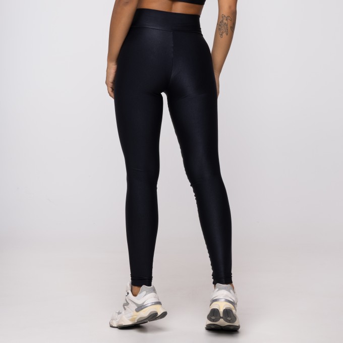 Calça Legging Preta Wonder Cós Cruzado