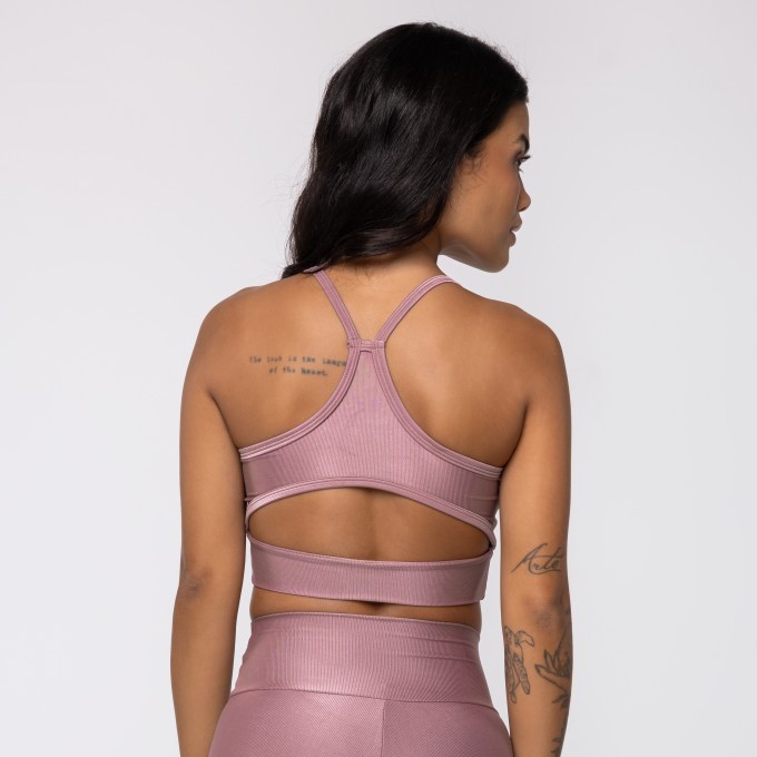 Top Malva Wonder com Recorte nas Costas