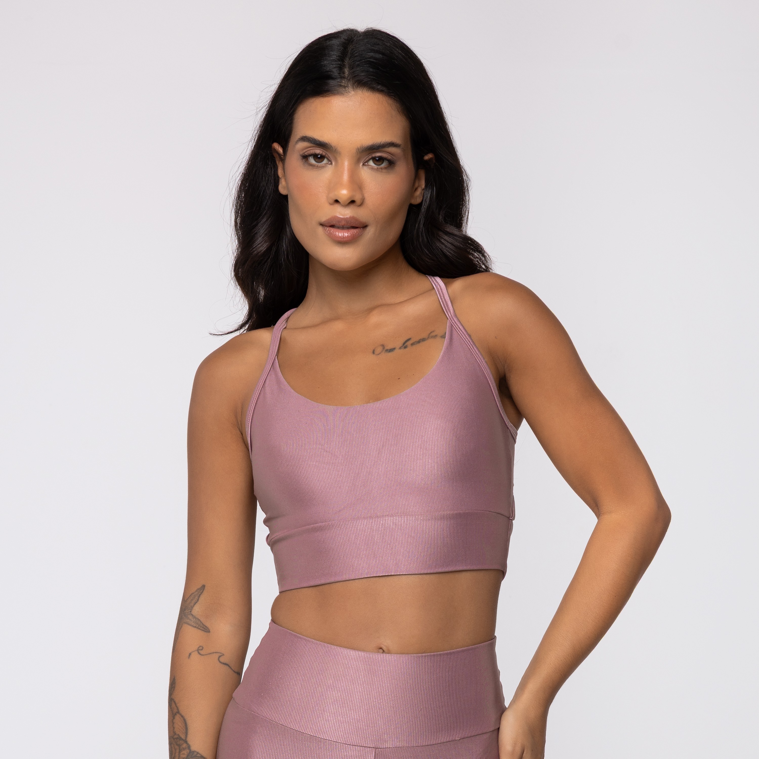 Top Malva Wonder com Recorte nas Costas