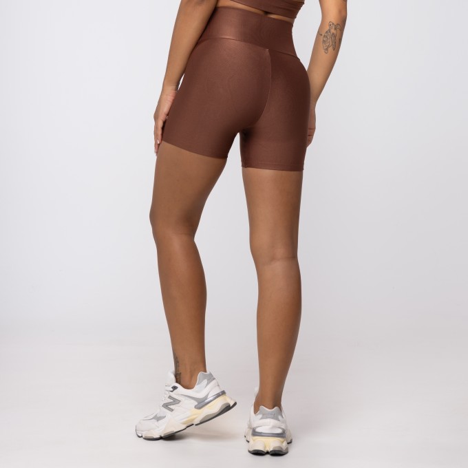 Short Bronze Wonder com Cós Alto