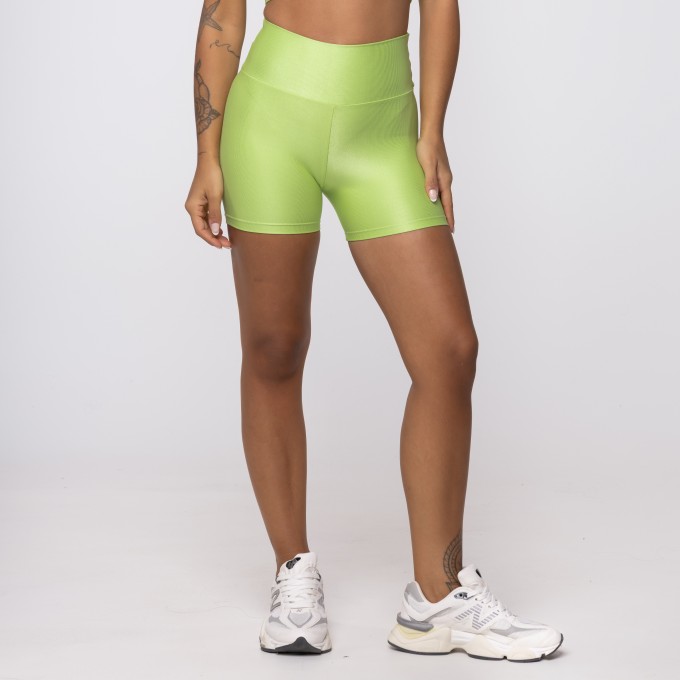 Short Verde Citrus Wonder com Cós Alto