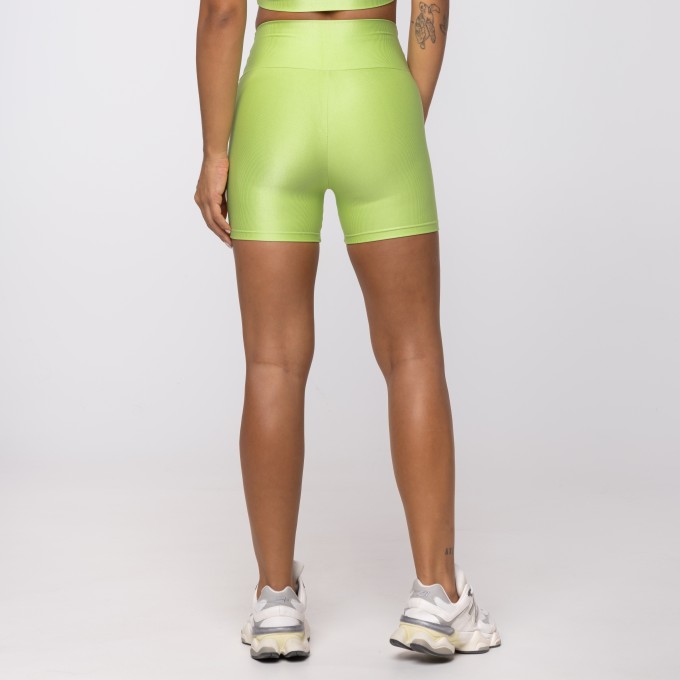 Short Verde Citrus Wonder com Cós Alto