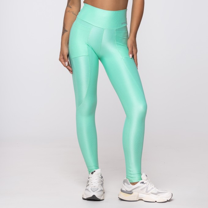 Calça Legging Verde Frais Wonder com Bolso Lateral