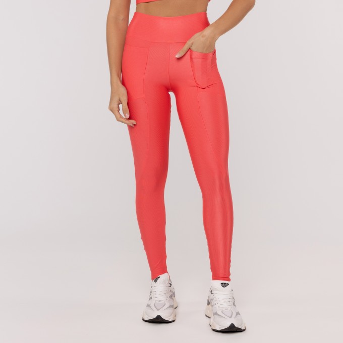 Calça Legging Flamingo Wonder com Bolso Lateral